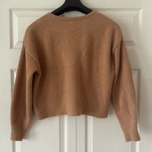 Victoria’a secret cropped teddy bear sweater